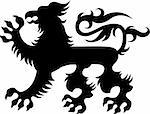 heraldic classic griffin design