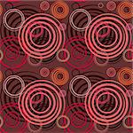 Seamless pattern. Graphic design with spiral elements. Vector art in Adobe illustrator EPS format, compressed in a zip file. The different graphics are all on separate layers so they can easily be moved or edited individually. The document can be scaled to any size without loss of quality.