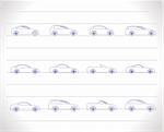 different types of cars icons - Vector icon set