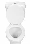 toilet bowl, photo on the white background