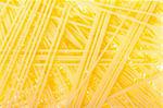 the yellow spaghetti as abstract color background