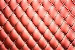 Red genuine leather pattern background in 3D