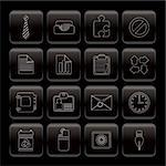 Line Business and Office Icons - Vector Icon Set