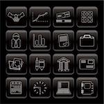 Line Business and Office icons - Vector Icon Set