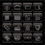 Line  Business and Office Icons - Vector Icon Set 2