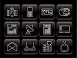 Communication and Business Icons - Vector Icon Set