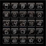 25  Detailed Internet Icons - Vector Icon Set