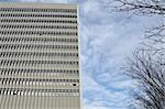 High-rise office building. Abstract modern architecture background.