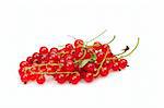 red currant,  photo on the white background