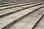 Scenic of clean outdoor steps in public places with nobody.