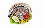 various sliced fish for your web site