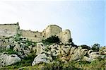 Kantara castle in Northern Cyprus.The origins of the castle go back to the 10th century.