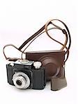 Old photographic camera