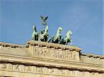 Brandenburger Tor (Brandenburg Gate), famous landmark in Berlin, Germany