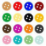 button buttons for web, vector art illustration