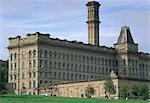 Manningham Mills / Lister's Mill, Bradford, Northern England, 1871. Disused textile mill complex, prior to redevelopment. Architects: Andrews and Pepper