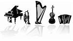 Music instrument vector