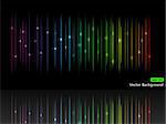 Vector rainbow abstract background