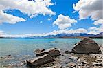 Picture of lake Tekapo on the south island of New Zealand