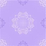 Abstract lilac vector background with a symbolical flower pattern