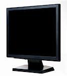 Computer LCD Monitor on a white background