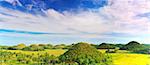 View of The Chocolate Hills. Bohol, Philippines