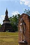 part of the ruin of Wat Traphang Ngoen in Sukhothai