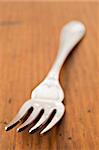 Antique fork at close up - very shallow depth of field