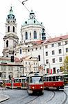 An image of a trolley-bus in Prague