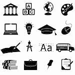 School and education related symbols