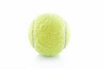 Tennis ball, isolated on white background