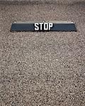 Parking lot stop sign. Can be used as concept background.