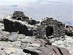 Ruins from spanish civil war in Mulhacen peak