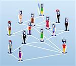 virtual community communicated through social networks