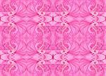 Seamless abstract fractal wallpaper, textile pattern or background in pastel pink, hot pink, red and white.