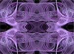 Lavender seamless fractal textile pattern or background.