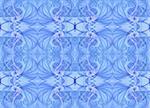 Seamless continuous fractal textile pattern in pastel blue.