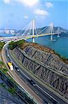 highway and Ting Kau bridge