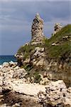 Ruins of ancient greek colony Khersones. Sevastopol,Crimea