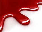 Abstract liquid in form and color of blood.