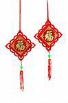 Chinese New Year ornament - Prosperity on white background