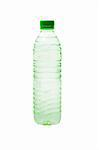 Bottle of mineral water isolated on white background