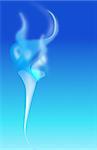 abstract blue smoke background vector illustration