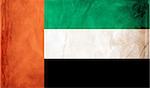 Grunge flag series -  United Arab Emirates