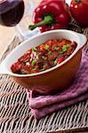 hungarian goulash in a bowl