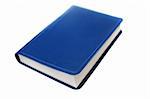 blue book isolated on a white bakcground