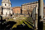 Trajan's Forum, in the historic center of Rome, Italy.