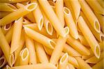 A Colourful Macro Photo of Penne Pasta