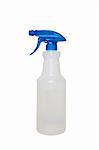 Spray bottle with clipping path