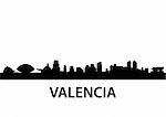 detailed illustration of Valencia, Spain